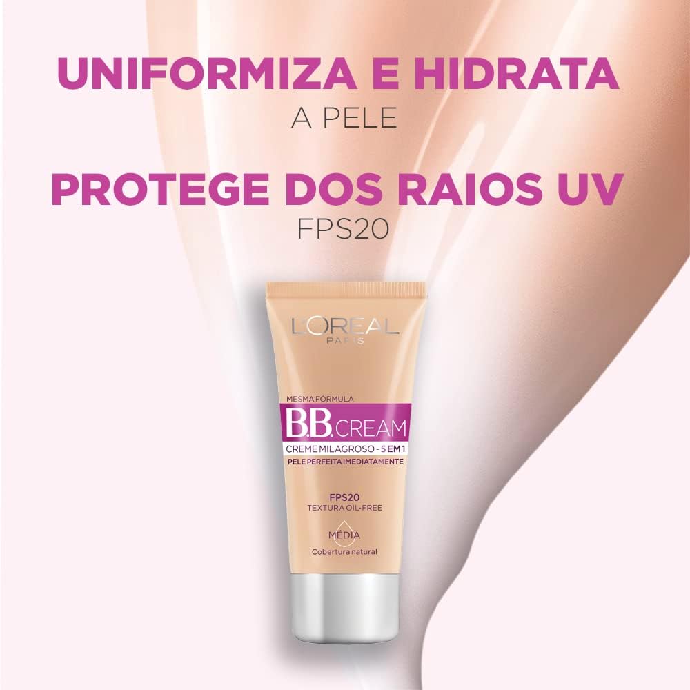 Base BB Cream L'Oréal Paris Dermo Expertise Cor Clara FPS 20, 30ml - Imagem 4