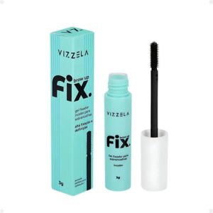 Brow Up Fix Gel Fixador Sobrancelhas Brow Lamination Pincel Incolor Original Vegano Vizzela 6ml