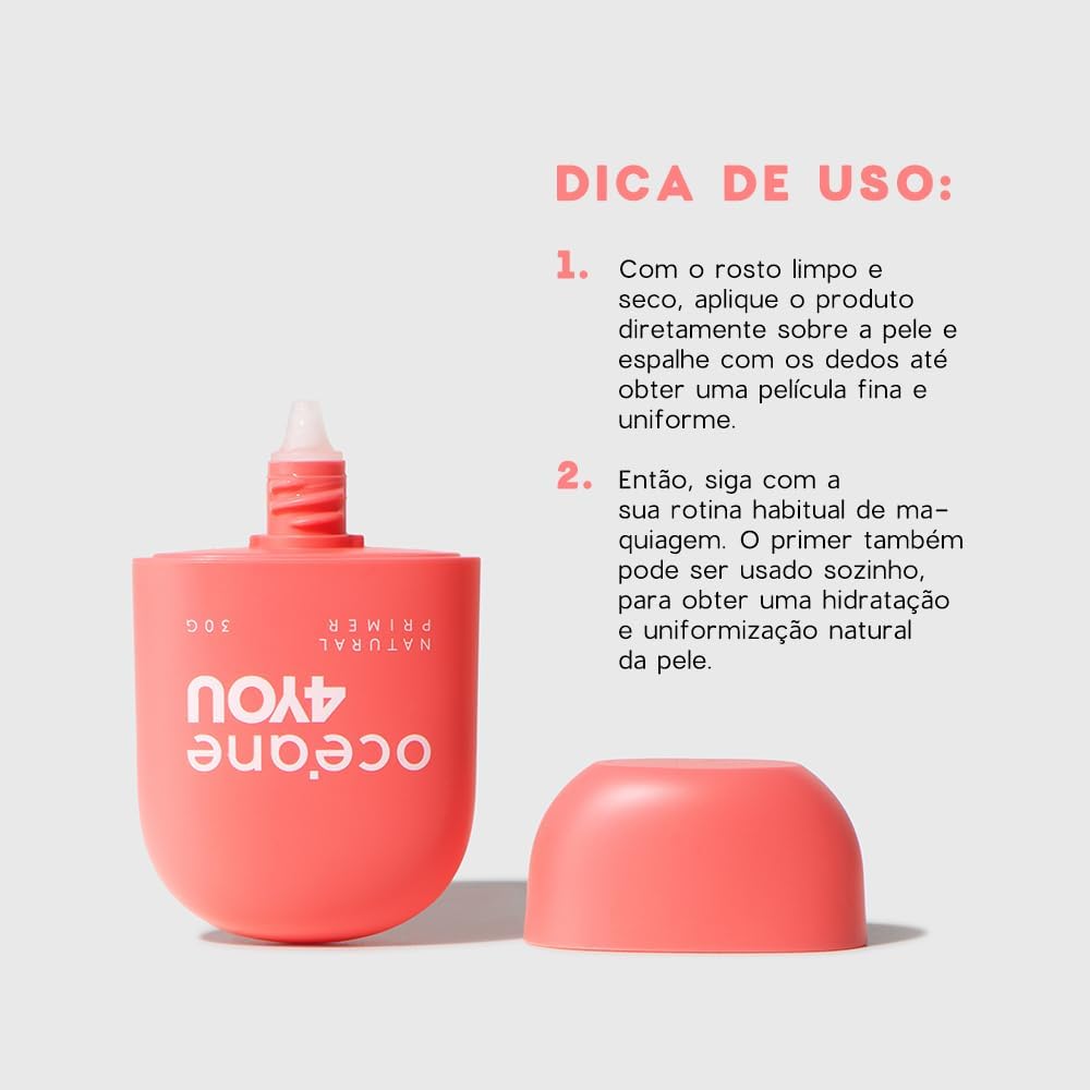 Océane-Primer Facial - Natural Primer 4you 30g - Imagem 5