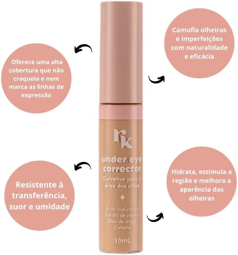 Rk By Kiss Ruby Kisses Under Eye Corrector - Corretivo Para A Área Olhos - Cor 15 - Imagem 2