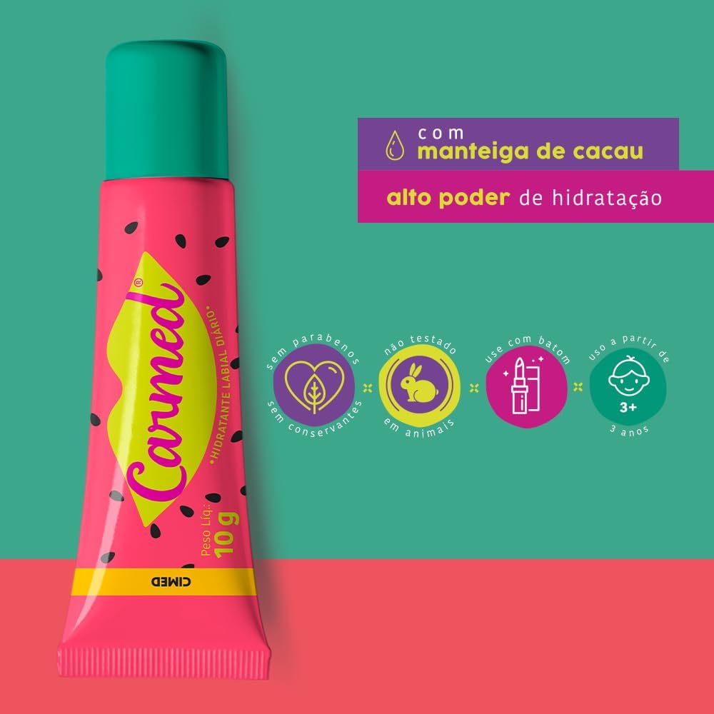 Carmed Melancia Hidratante Labial 10g - Imagem 5