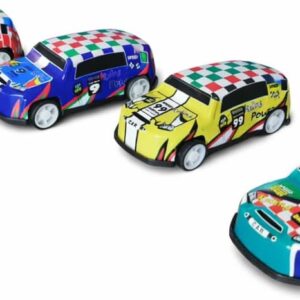 Kit com 4 Carrinhos Premium Sortidos Carros em Miniatura Coloridos, Design Variado, Brinquedo Infantil para Colecionar e Brincar