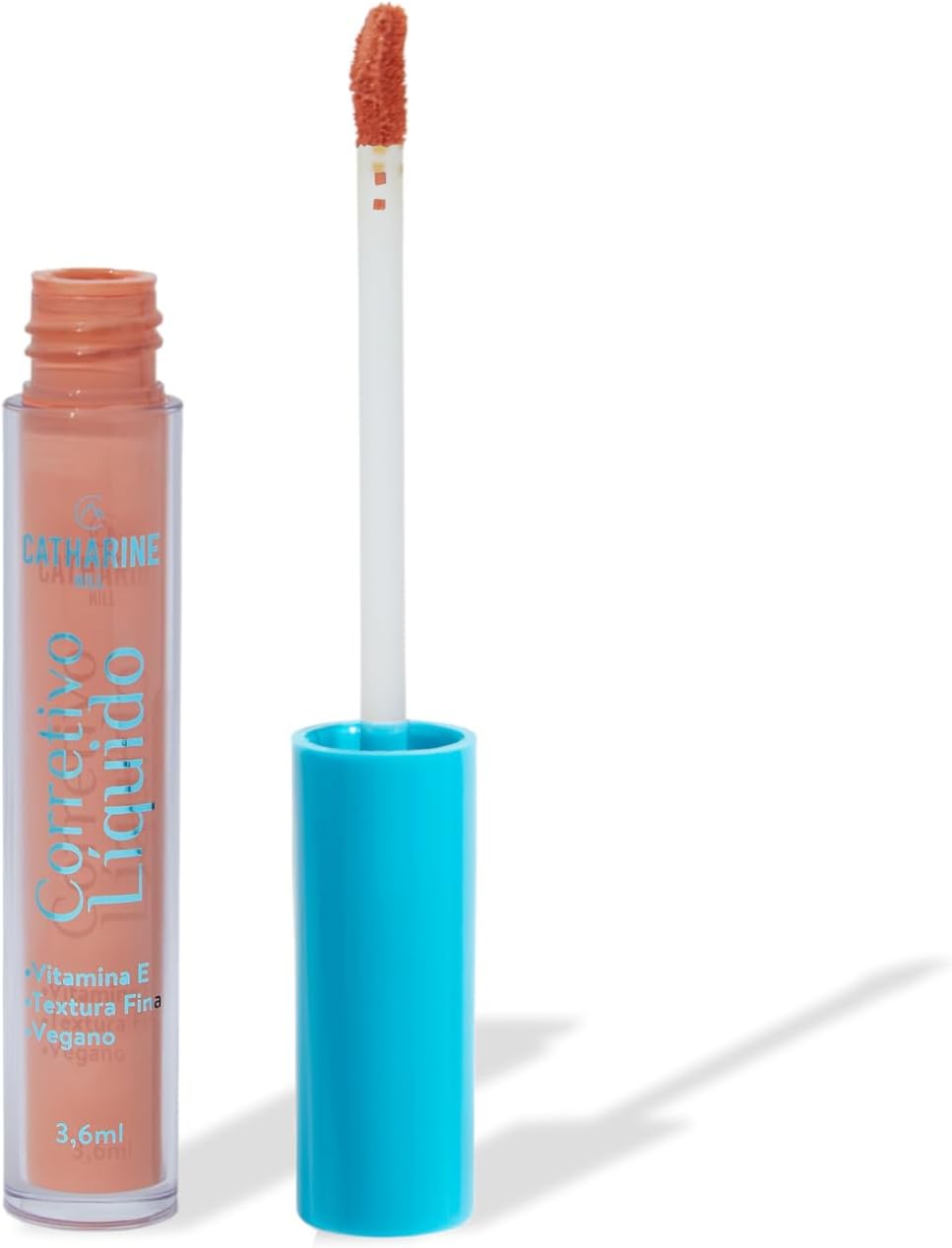 Catharine Hill Fluid Concealer Corretivo Líquido 1026/9 Salmon 3,6ml Média Cobertura Toque Seco Aveludado Vegano Cruelty Free - Imagem 2