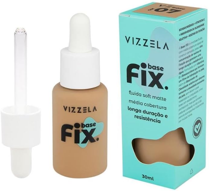 Base Líquida Soft Matte Fix Vizzela 07 30ml