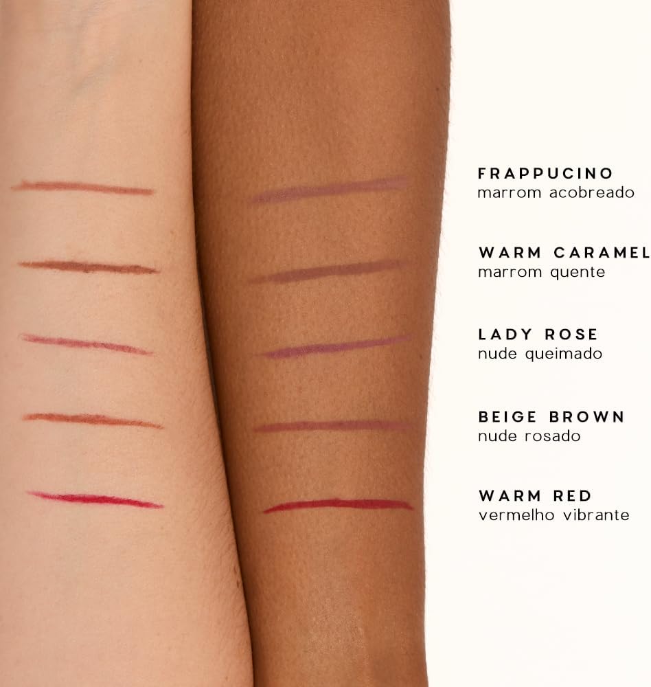 Océane-Lápis de Contorno Labial Marrom - Lip Liner Warm Caramel Océane Edition 1,2g - Imagem 4