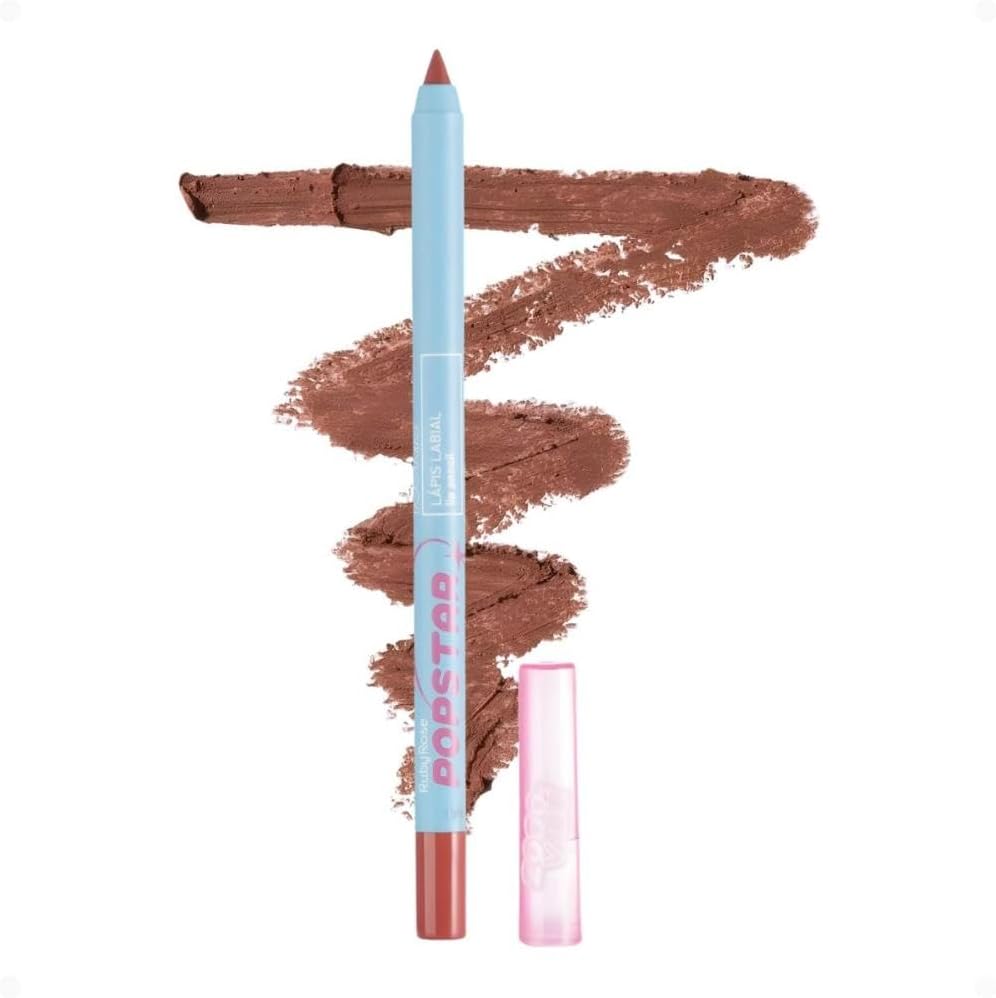 Ruby Rose Lápis Labial Iconic Popstar, Delineador para Lábios, Longa Duração (1 - Pop Perfection) - Imagem 3