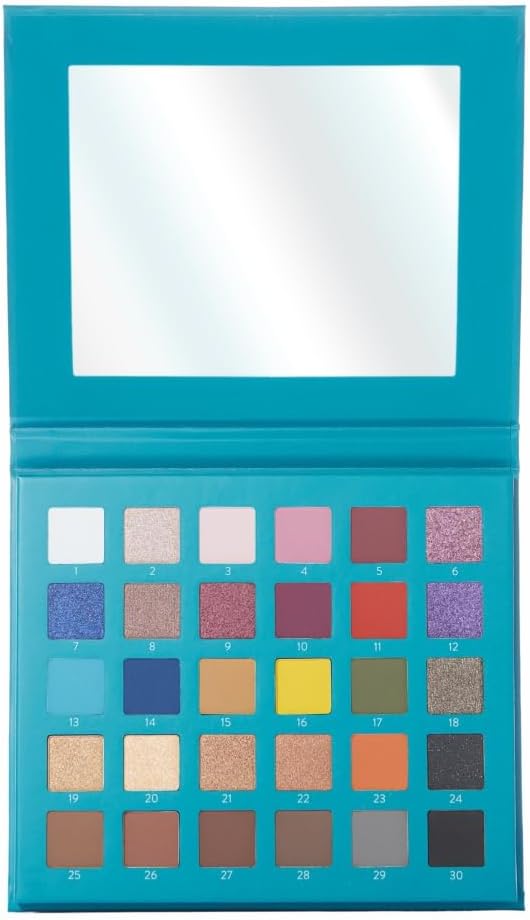 Catharine Hill Paleta de Sombras 30 Cores 1017/C1 18 Opacas 7 Cintilantes 5 Duochromes Alta Fixação Pigmentação Intensa