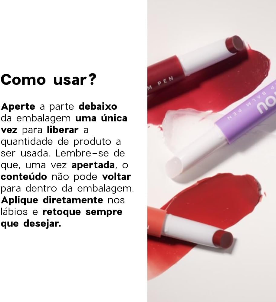 Océane Lip Balm Pen Hidratante Labial Coralcoral - Imagem 6
