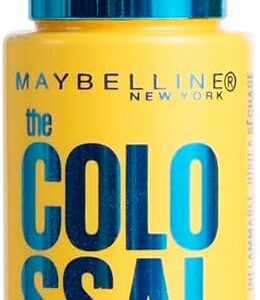 Maybelline NY The Colossal Volum' Express, Máscara de Cílios À Prova d'Água, 9x mais Volume por até 24h, Fórmula de Colágeno e Definição Intensa, Não Empelota, Cor Preto, 8ml