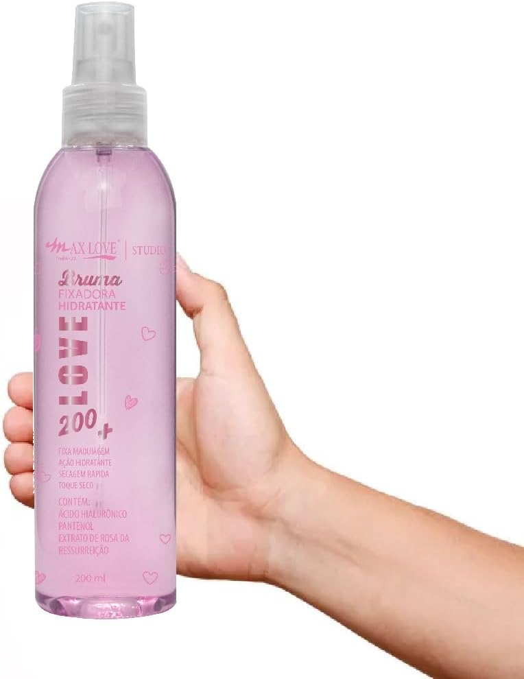 Bruma Fixadora Hidratante Max Love 200ml - Fixador de Maquiagem, Acabamento Natural e Saudável - Imagem 2