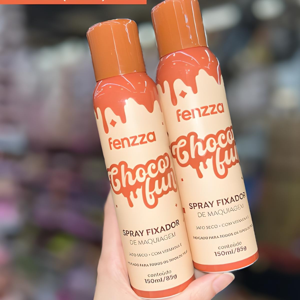 Fixador de Maquiagem Choco Fun, Spray Fixa Maquiagem, Jato Seco com Vitamina E Pantenol, 150ml -1 unidade - Beleza e Maquiagem - Imagem 9