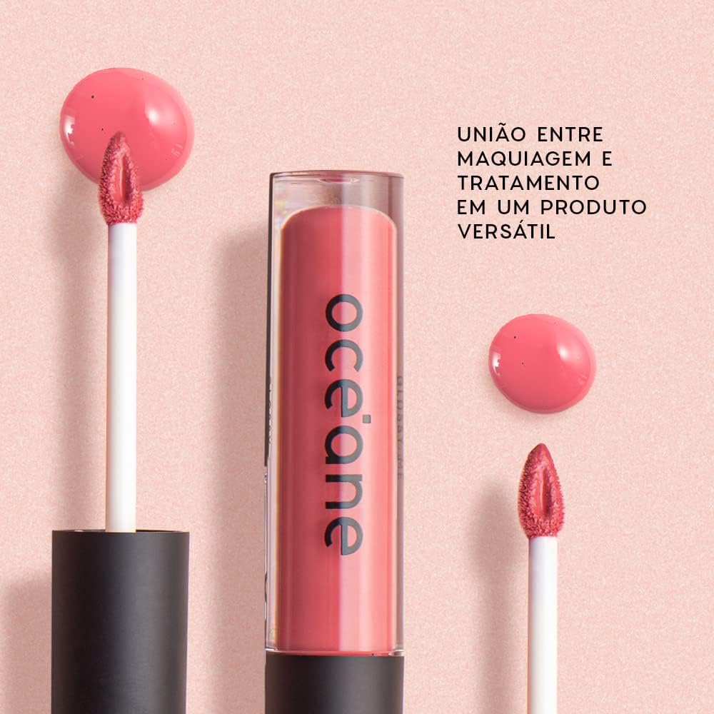 Océane Oceane Brilho Labial Rosa - Glossy Me Rose Océane Edition 4G - Imagem 5