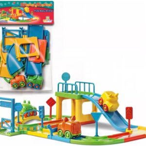 Pista Carrinhos Baby Animal Corrida Brinquedo Criança Infantil