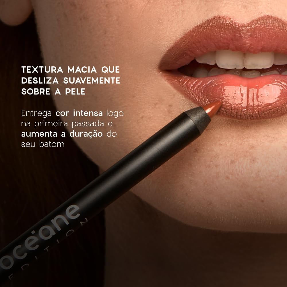 Océane-Lápis de Contorno Labial Marrom - Lip Liner Warm Caramel Océane Edition 1,2g - Imagem 6