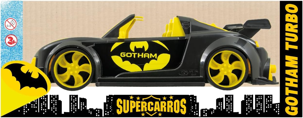 Kendy Carrinho Coleção Super Carros Gotham Turbo 37 cm - Imagem 4