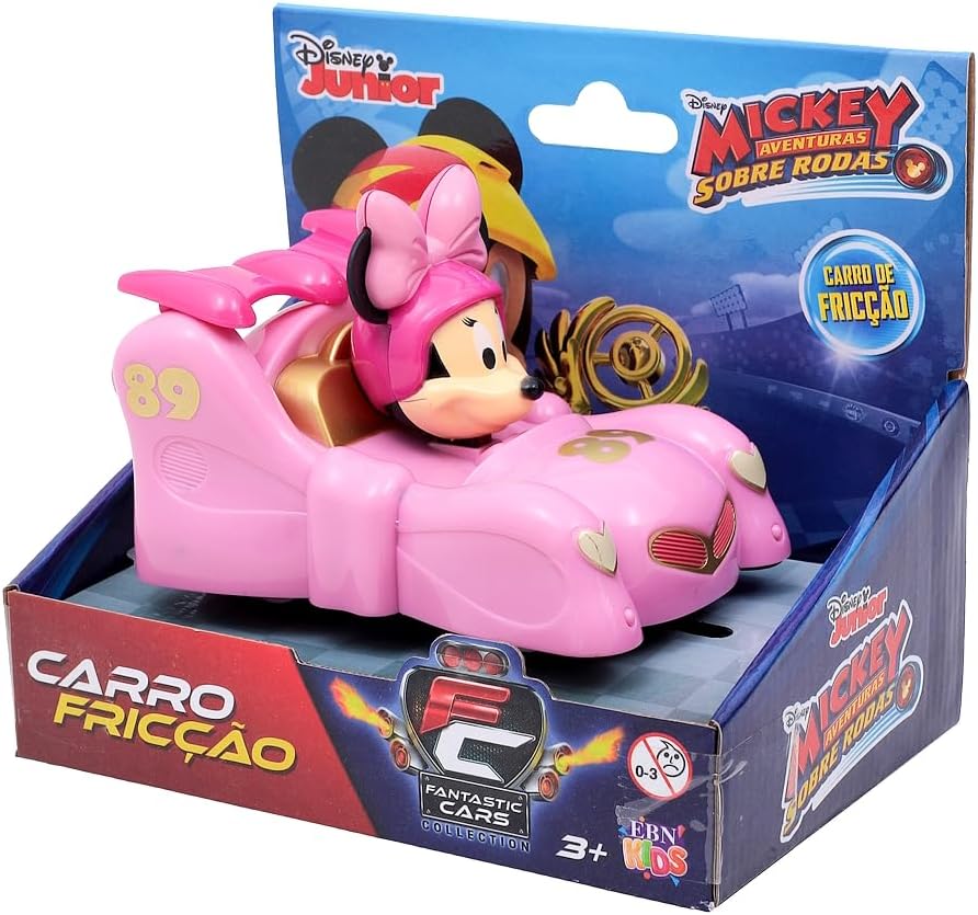 Carrinho de Fricção Minnie Brinquedo Fantastic Car Disney - Imagem 6