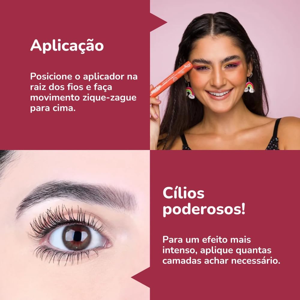 Melu - Máscara Para Cilios Peel Off Challenge Rr51513 - Imagem 5