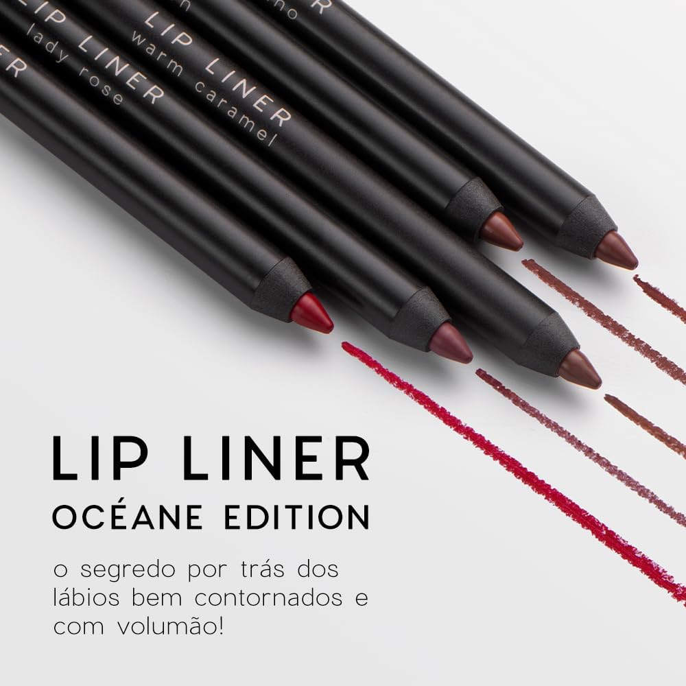 Océane-Lápis de Contorno Labial Marrom - Lip Liner Warm Caramel Océane Edition 1,2g - Imagem 5