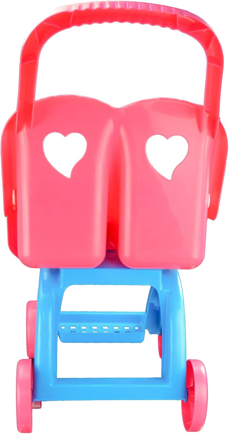 Carrinho para Duas Bonecas, Lider Brinquedos - Imagem 4