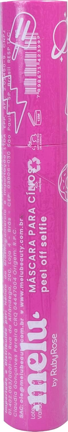 MÁSCARA PARA CÍLIOS PEEL OFF MELU RR515 SELFIE RUBYROSE - Imagem 3