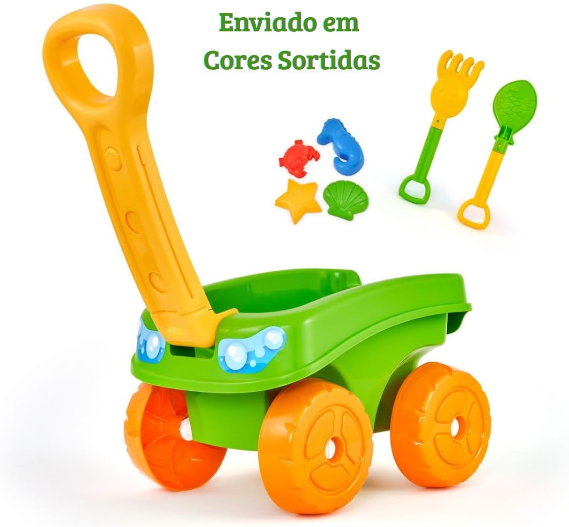 Usual Brinquedos - Carrinho De Praia Beach Play - Imagem 4