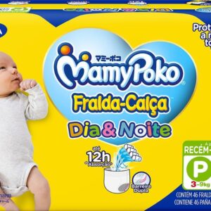 MamyPoko Fralda-Calça Dia & Noite P 46 Unidades