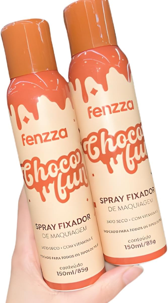 Fixador de Maquiagem Choco Fun, Spray Fixa Maquiagem, Jato Seco com Vitamina E Pantenol, 150ml -1 unidade - Beleza e Maquiagem