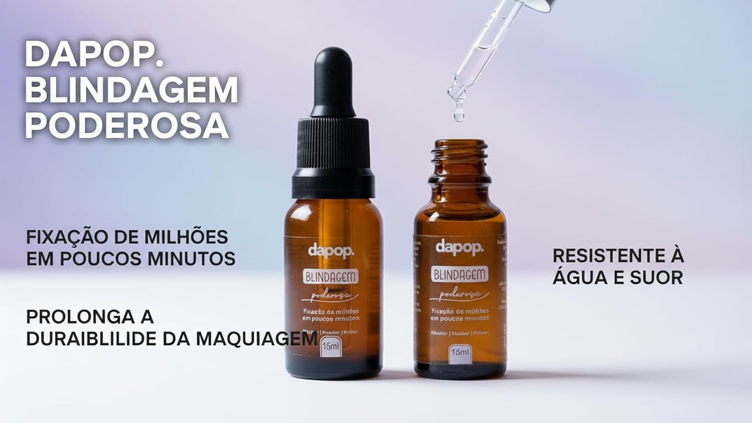 Blindagem Poderosa, Fixador de Maquiagem à Prova D'água, 15ml - Maquiagem - Imagem 3
