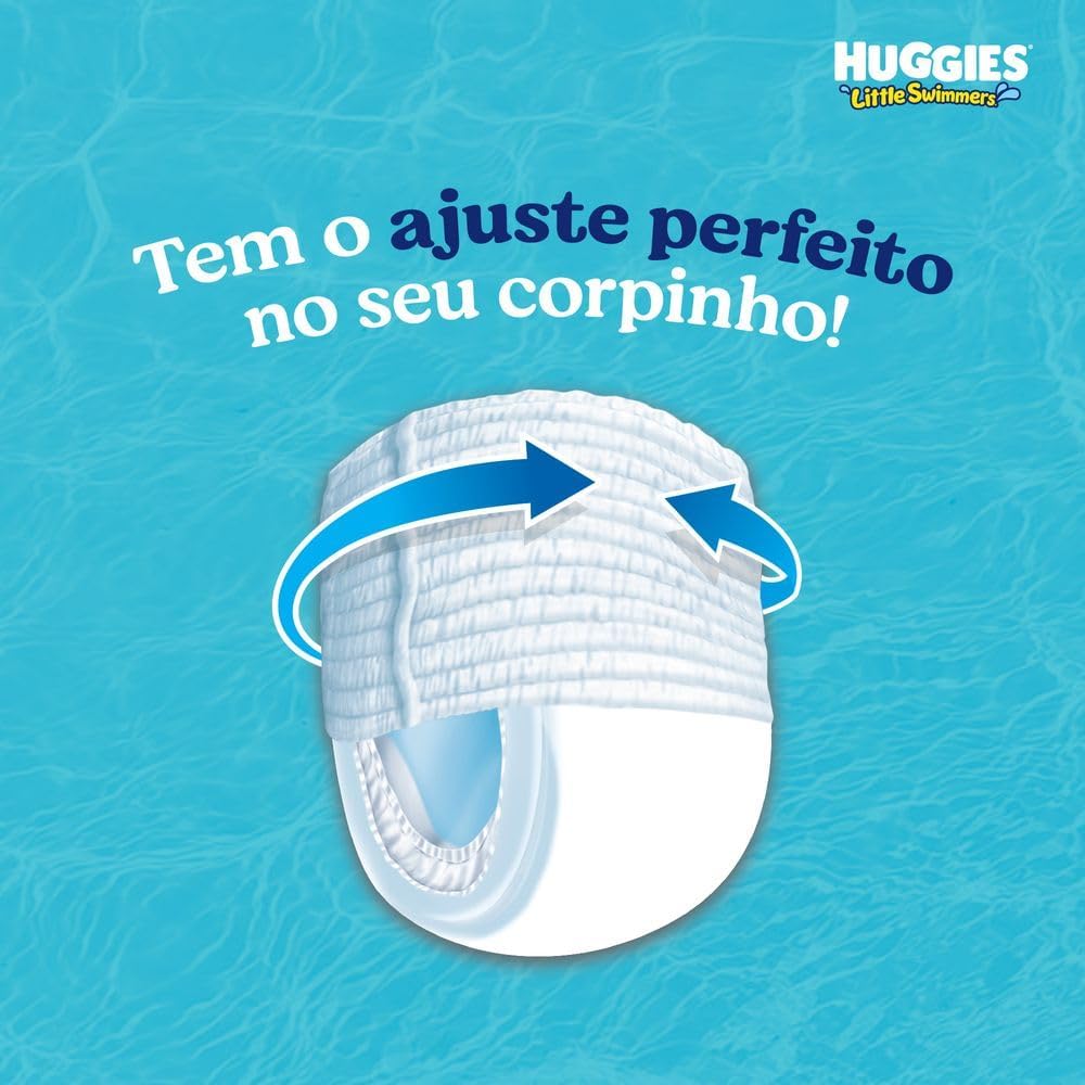 Fralda Huggies Little Swimmers G/XG 10 Un - Imagem 4