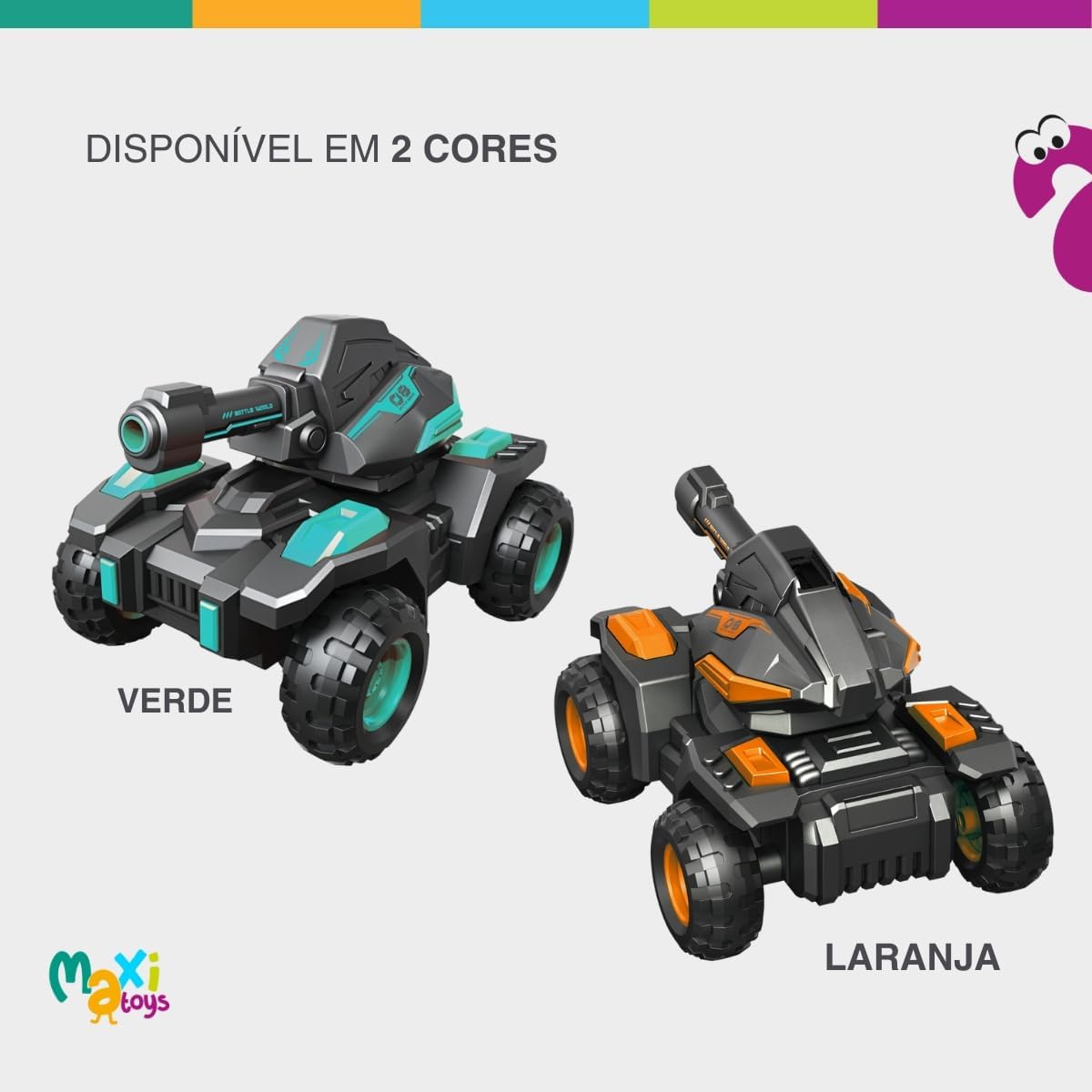 Carrinho Controle Remoto Tanque Water Bomb Maxi Toys (Verde) - Imagem 9