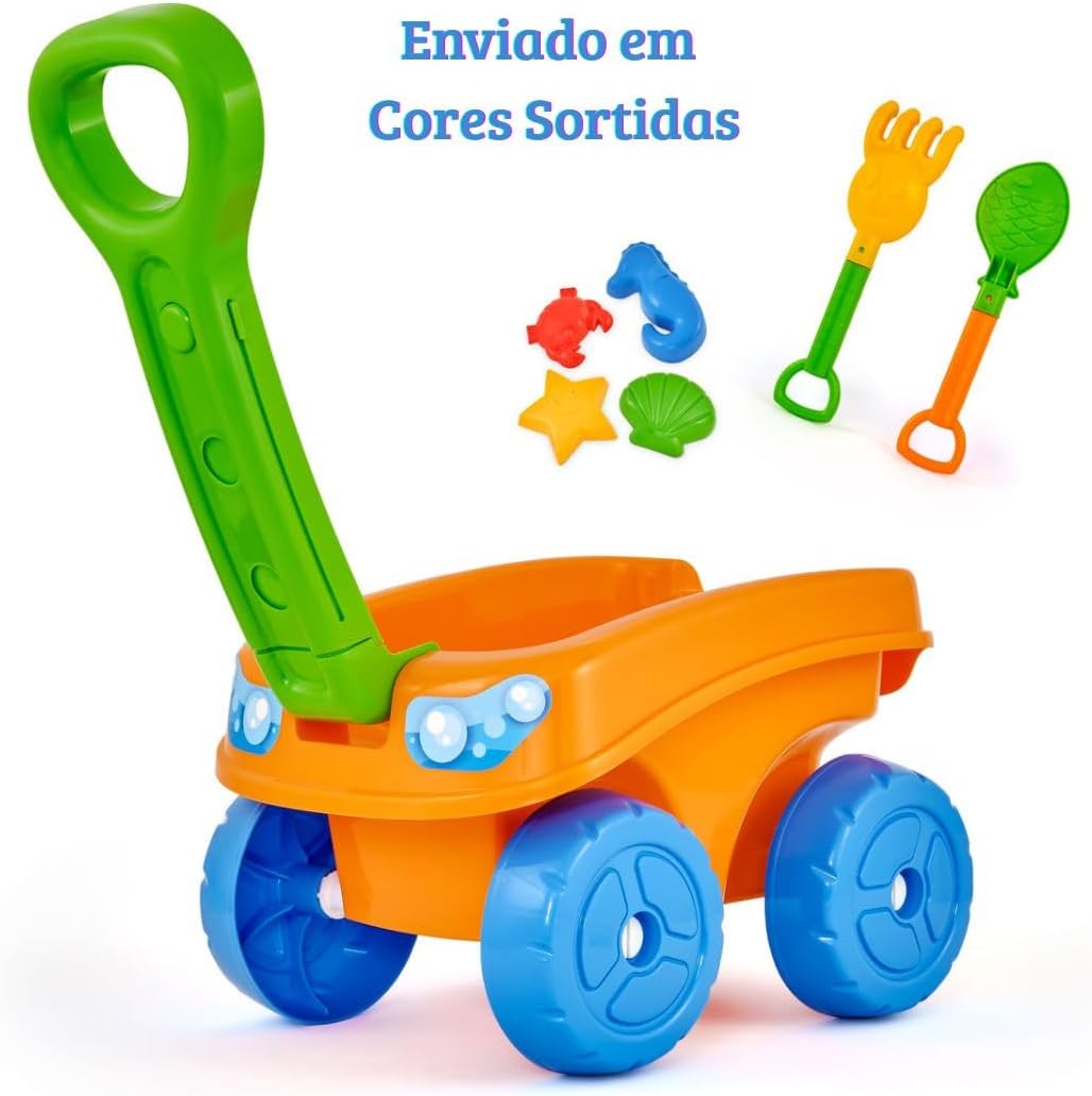 Usual Brinquedos - Carrinho De Praia Beach Play - Imagem 6