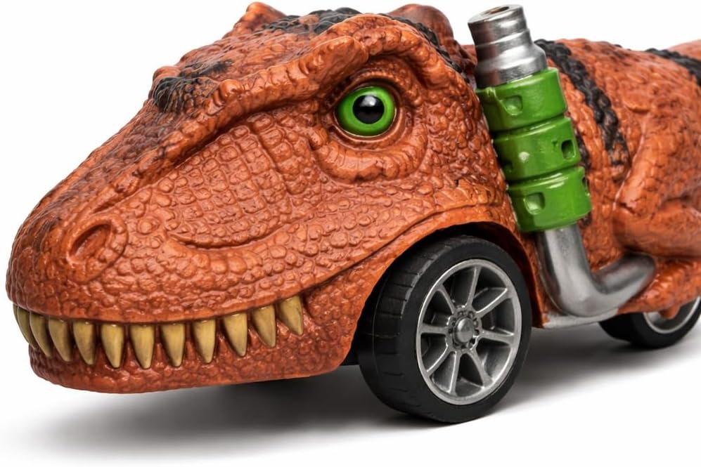 Carrinho Dino À Fricção Infantil Brinquedo Educativo Criança - Imagem 6