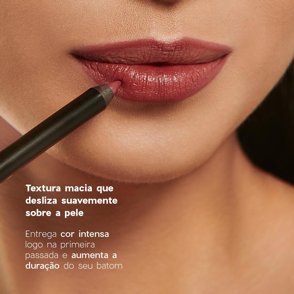 Océane-Lápis de Contorno Labial Rosa - Lip Liner Lady Rose Océane Edition 1,2g - Imagem 3