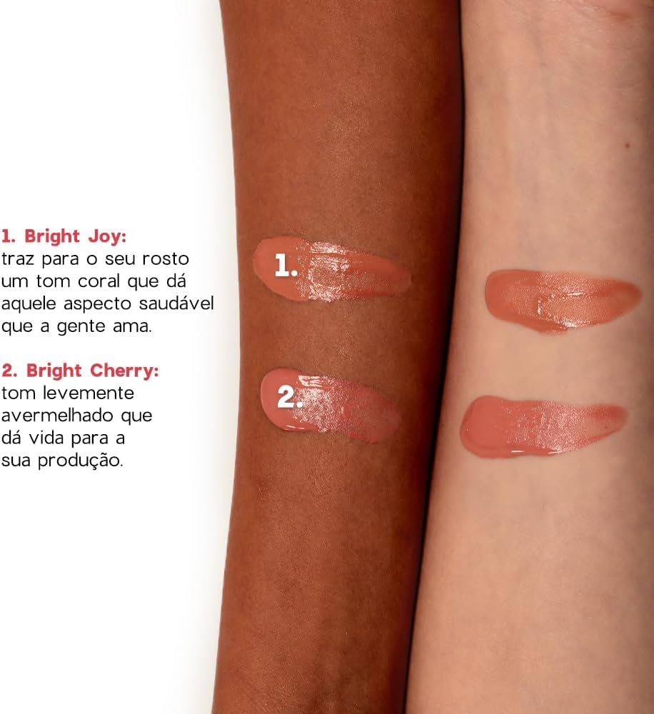 Océane Flush Blush And Eyeshadow Blush Liq Bright Cherrycoral - Imagem 5