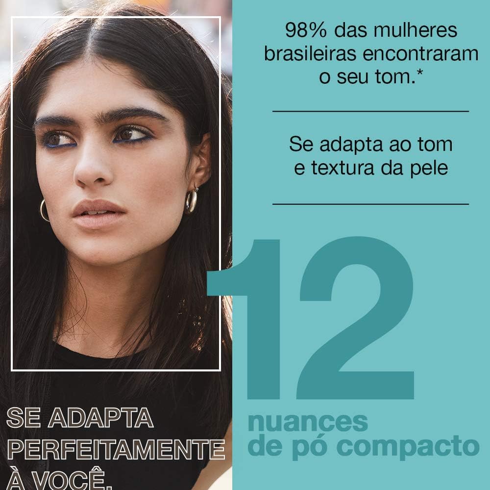Maybelline NY Pó Compacto Fit Me Efeito Mate e Poros Invisíveis Médio Claro Neutro N03, 100% matte, controla o brilho, sela a maquiagem, disfarça poros e dura até 12 horas - Imagem 4