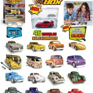 Polibrinq Carrinho Motor Box em Metal Colecionavel 8,5cm Sortido