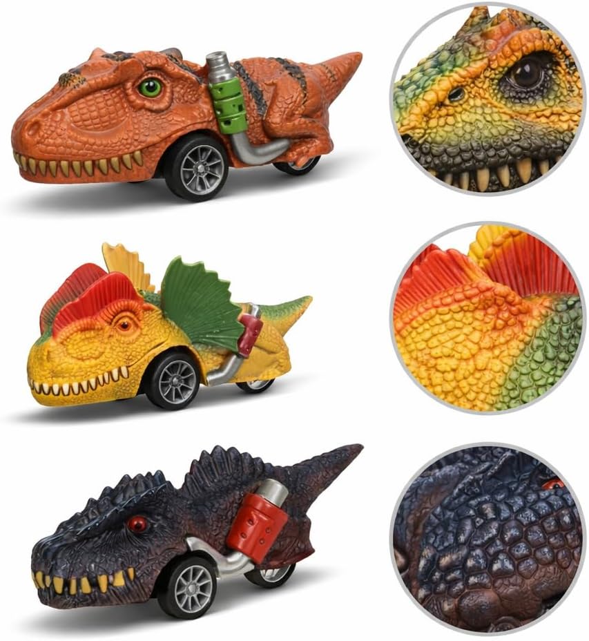 Carrinho Dino À Fricção Infantil Brinquedo Educativo Criança - Imagem 5