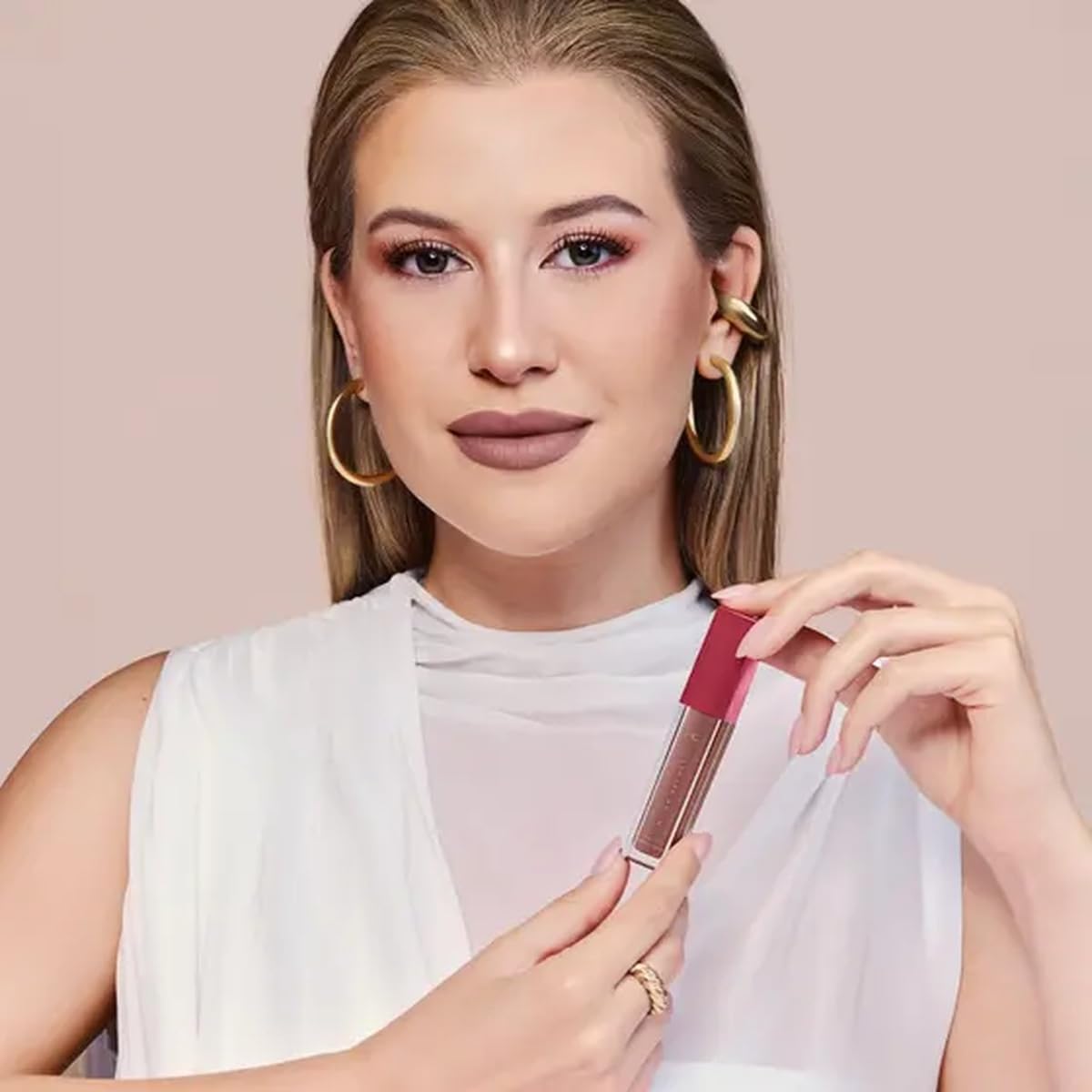 NIINA SECRETS BATOM LÍQUIDO SKINNY MATTE MALVA/CAM 5ml - Imagem 3