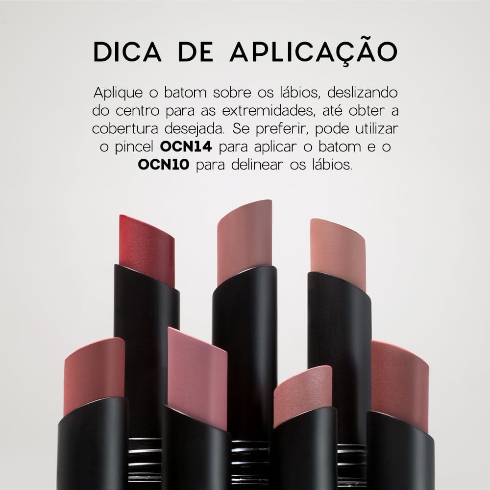 Océane-Batom Rosa Claro Cremoso - The Lipstick Rosemary Océane Edition 3,2g - Imagem 6