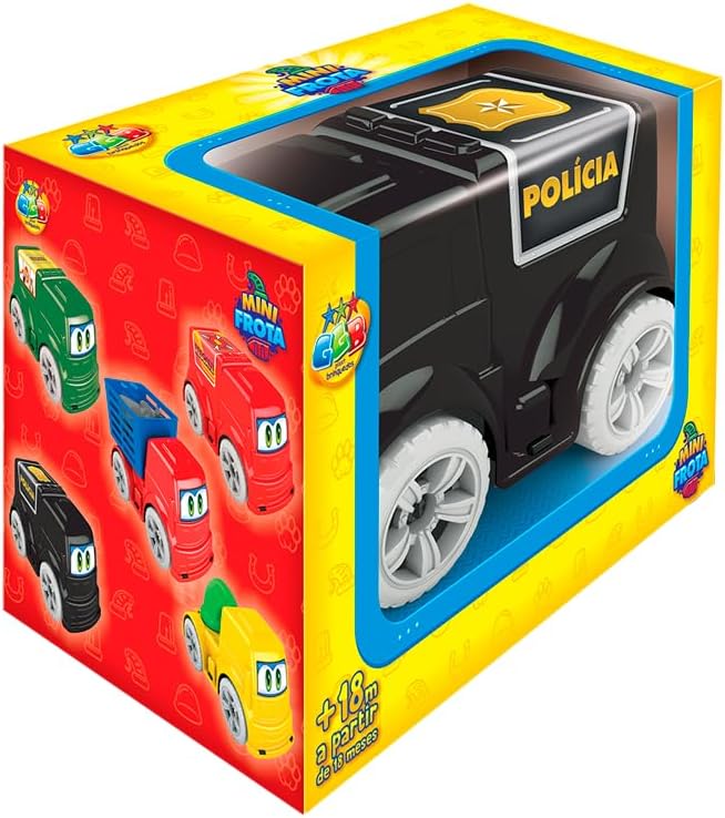 GGB Plast Carrinho Mini Frota Polícia - Imagem 2