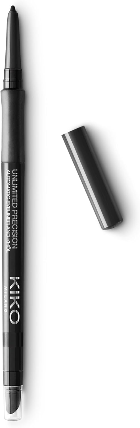 KIKO MILANO, Unlimited Precision Automatic Eyeliner & Khol, Lápis de Olho Retrátil