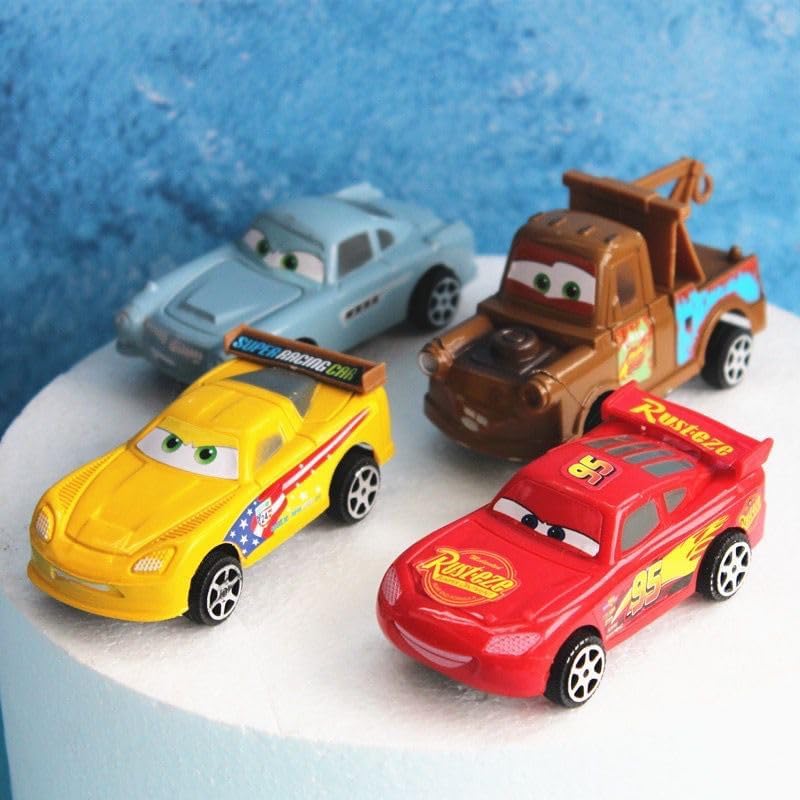 Conjunto De Carros Cars Filme 7 Peças Metal Kit Carrinhos Brinquedo Presente - Imagem 6