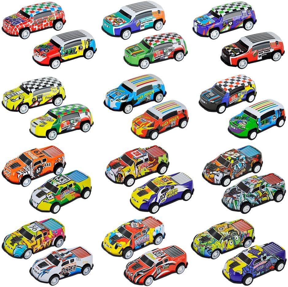 Kit com 6 Mini Carrinhos Sport Pull Back Metal 7,5cm DM Collection - Imagem 4