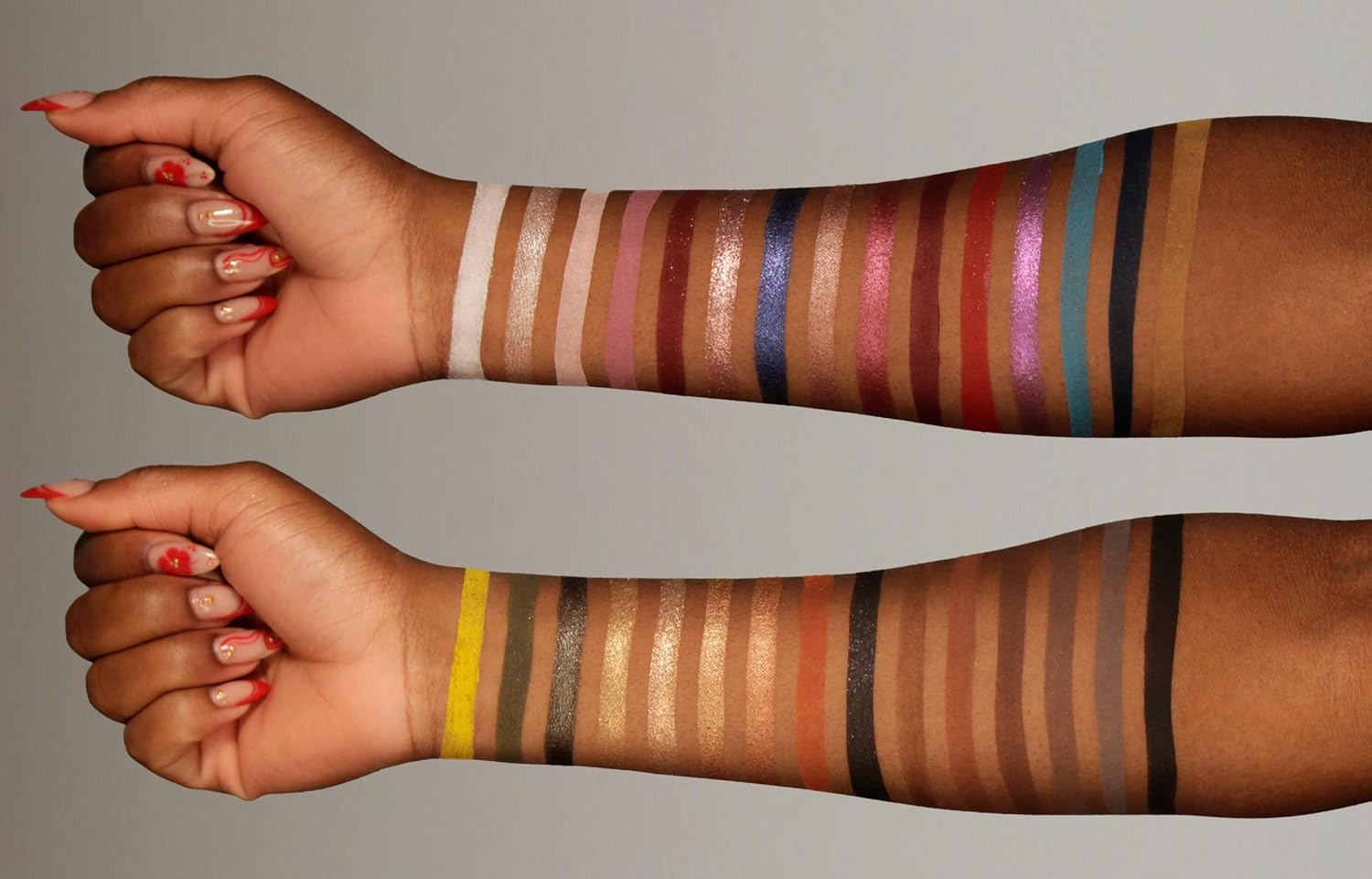 Catharine Hill Paleta de Sombras 30 Cores 1017/C1 18 Opacas 7 Cintilantes 5 Duochromes Alta Fixação Pigmentação Intensa - Imagem 5
