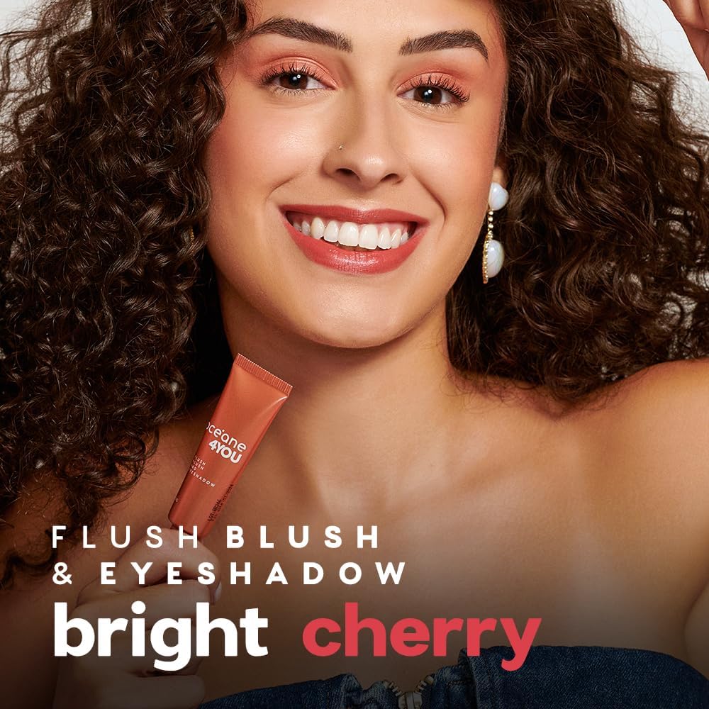 Océane Flush Blush And Eyeshadow Blush Liq Bright Cherrycoral - Imagem 2