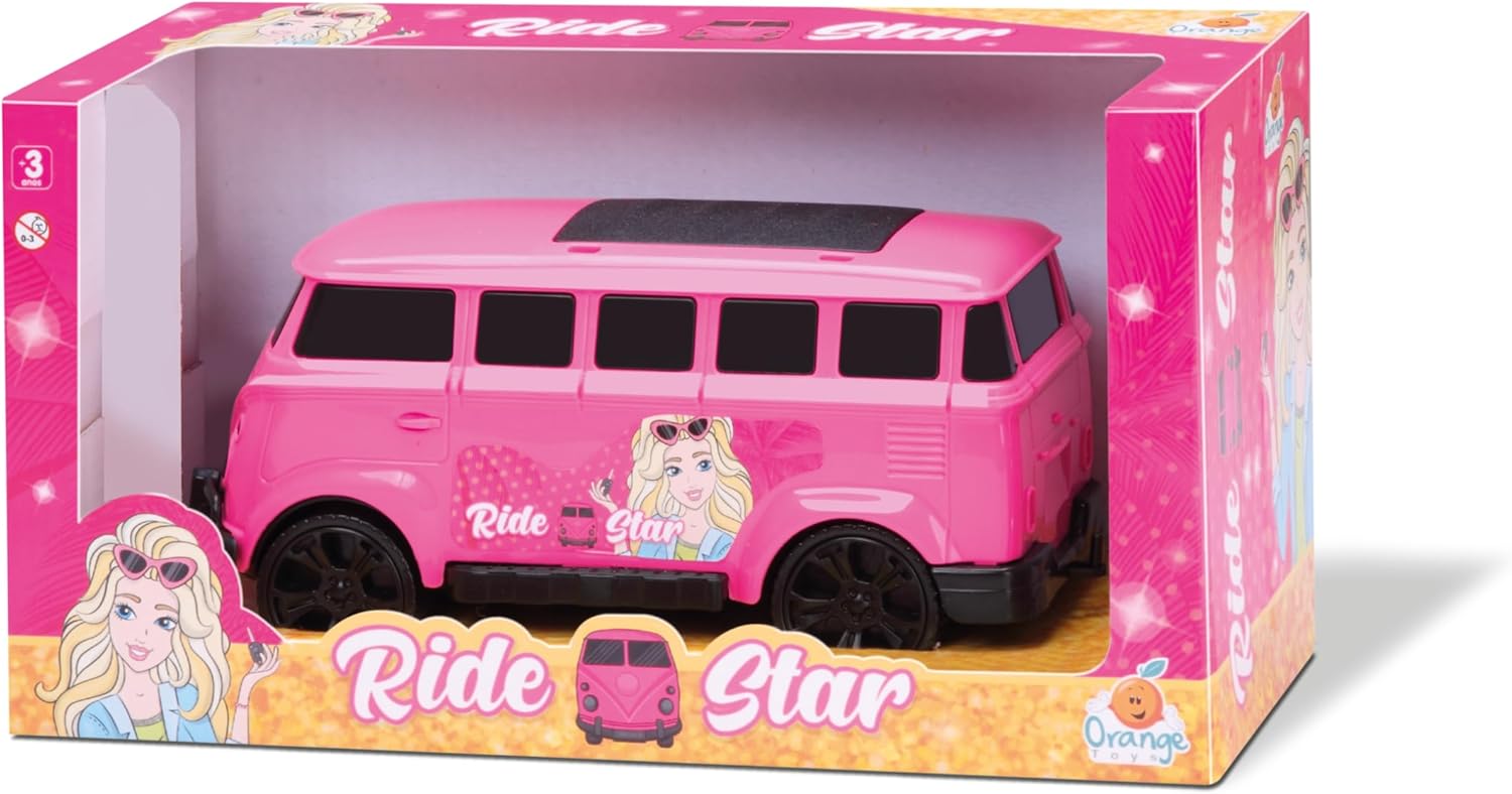 Kombi Clássica Visula Vintage Orange Toys Ride Star - Imagem 2