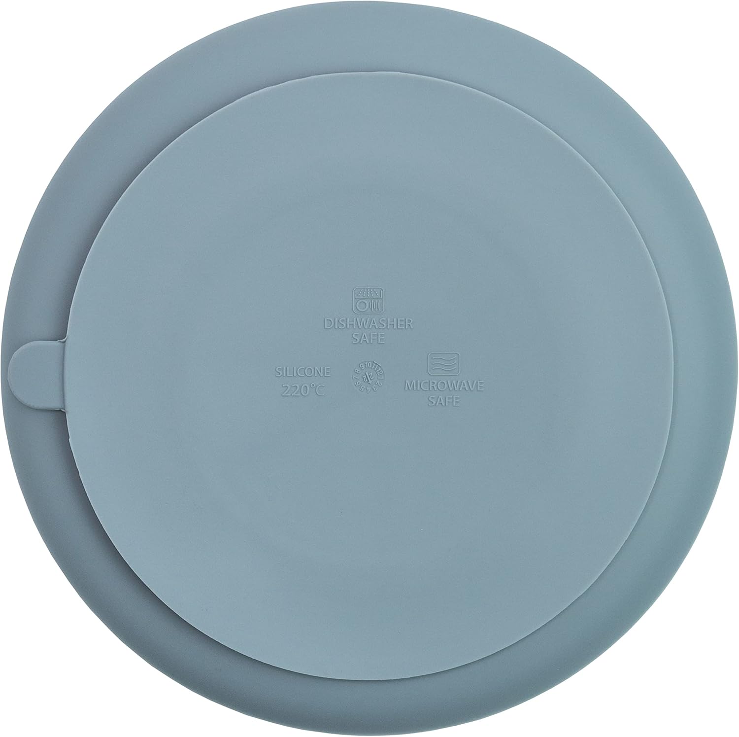 Freso Baby Prato Alimentação Bebê Introdução Alimentar Blw Bliss Silicone Atóxico Livre De Bpa Antibacteriano Com Ventosa E Divisória Cor Cinza - Imagem 2