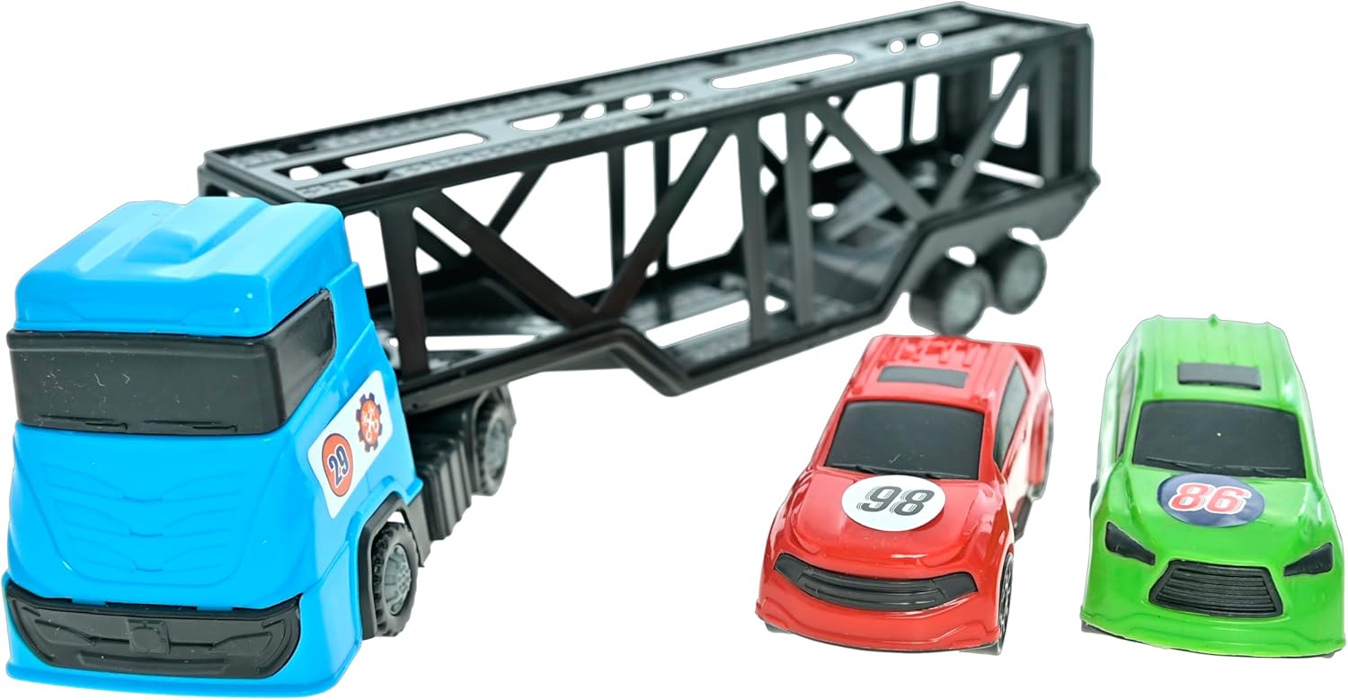 Divplast Caminhão Infantil Cegonheira com 2 carrinhos - Imagem 6