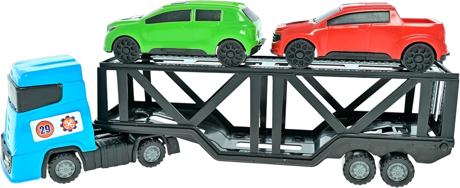 Divplast Caminhão Infantil Cegonheira com 2 carrinhos - Imagem 5