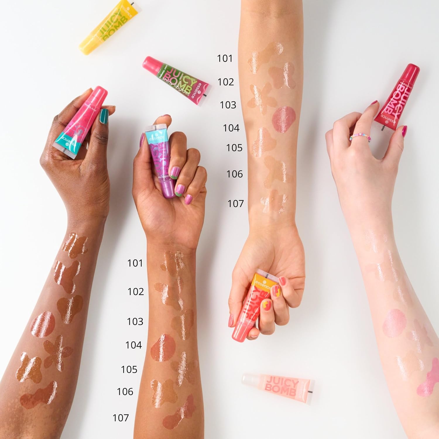 Gloss labial Juicy Bomb essence cor 103 Proud Papaya - Imagem 5